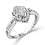 10K Yellow Gold 0.25 CTW Diamond Promise Ring