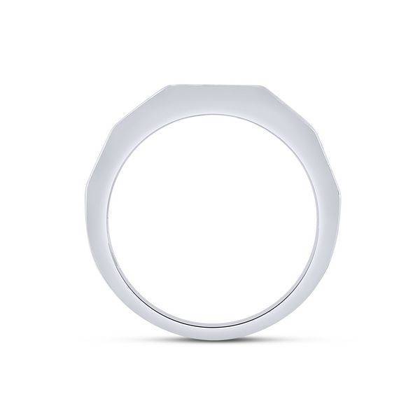 10K White Gold 0.06 ctw Diamond Anniversary Band