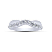 14k White gold 0.50 ctw diamond Anniversary Band