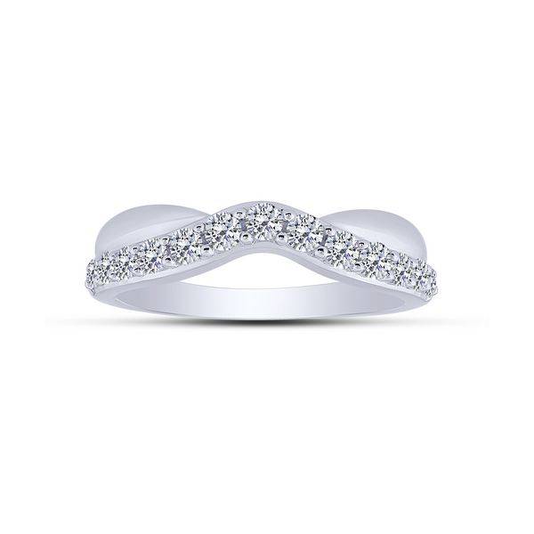 14k White gold 0.50 ctw diamond Anniversary Band