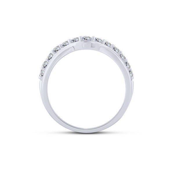 14K White Gold 0.50 ctw Diamond Anniversary Band