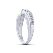14k White gold 0.50 ctw diamond Anniversary Band