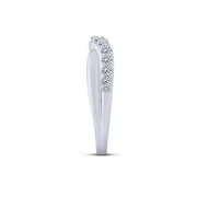 14k White gold 0.50 ctw diamond Anniversary Band