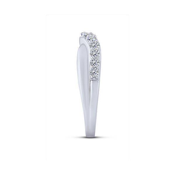 14k White gold 0.50 ctw diamond Anniversary Band