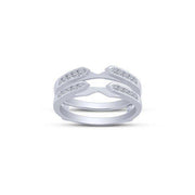 14k white gold 0.50 ctw Diamond ring guard