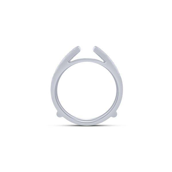 14K White Gold 0.50 ctw Diamond Ring Guard