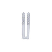 14k white gold 0.50 ctw Diamond ring guard