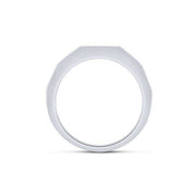 10k white gold 0.06 ctw Channel Set diamond Anniversary Band