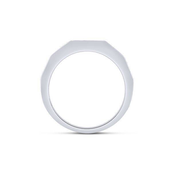 10k white gold 0.06 ctw Channel Set diamond Anniversary Band