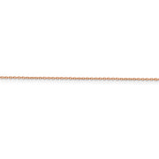 14k Rose Gold 1.0mm 20in D/C Cable Chain