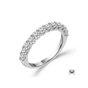 14k White Gold 2 ctw Diamond Round Bridal Set
