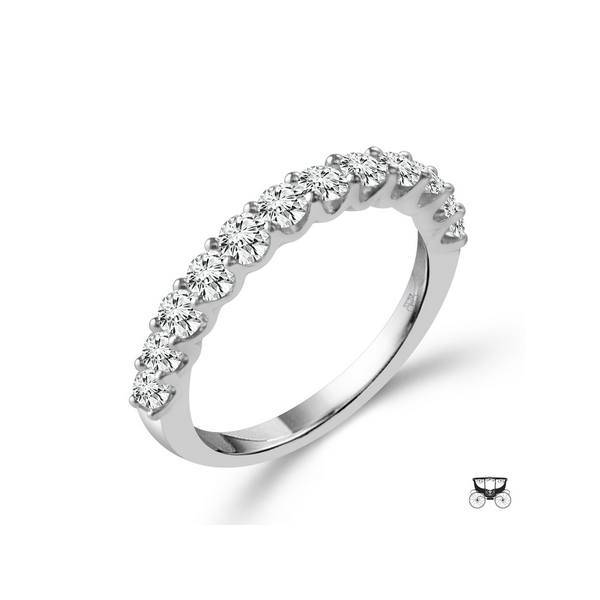 14k White Gold 2 ctw Diamond Round Bridal Set