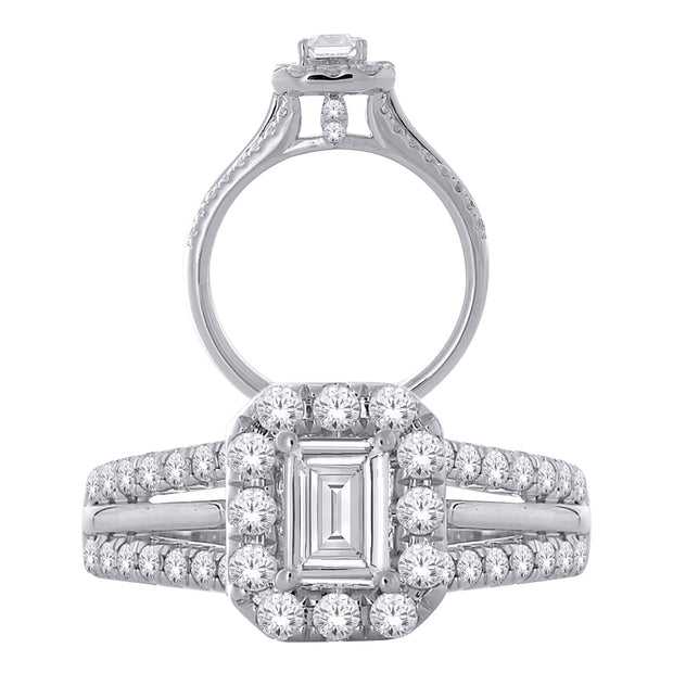 14K white gold 1.50 CTw DIAMOND Engagement RING