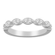 14K WHITE GOLD 1.00 CTW Cushion DIAMOND BRIDAL SET