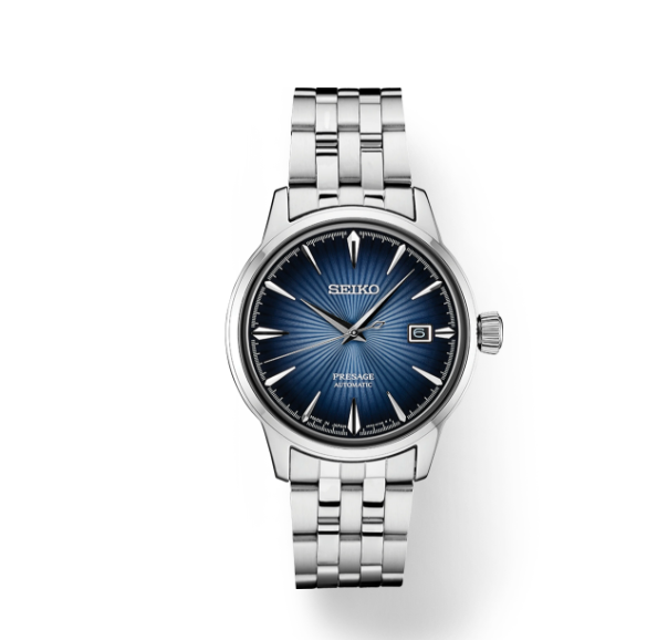 Presage SS Automatic Blue Dial Paramount Jewelers LLC