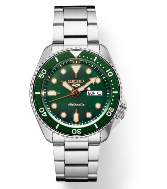 Seiko 5 Sports SS Automatic Green Dial