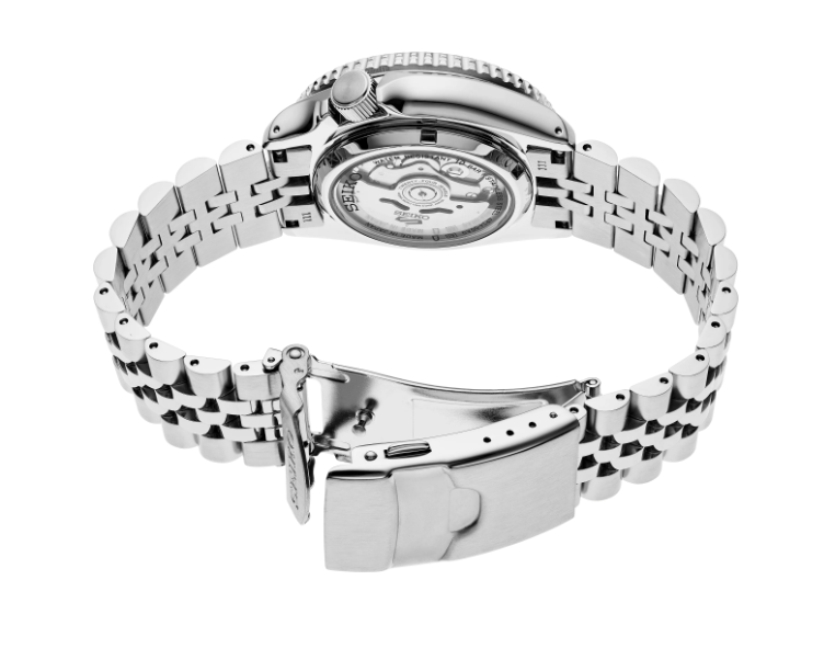 Seiko 5 Sports Ss Automatic Gmt Black Dial