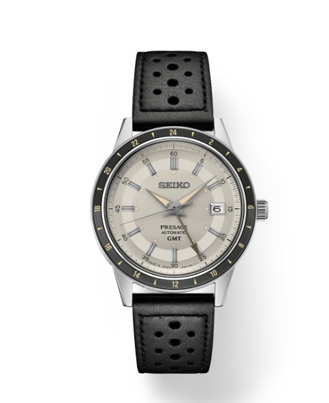 Presage Style 60s SS Automatic GMT Blush/ Cream Dial