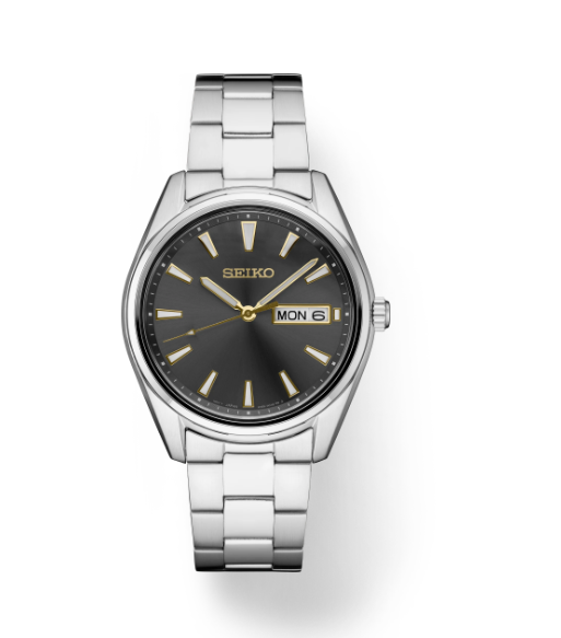 Essentials SS Analog Charcoal Dial