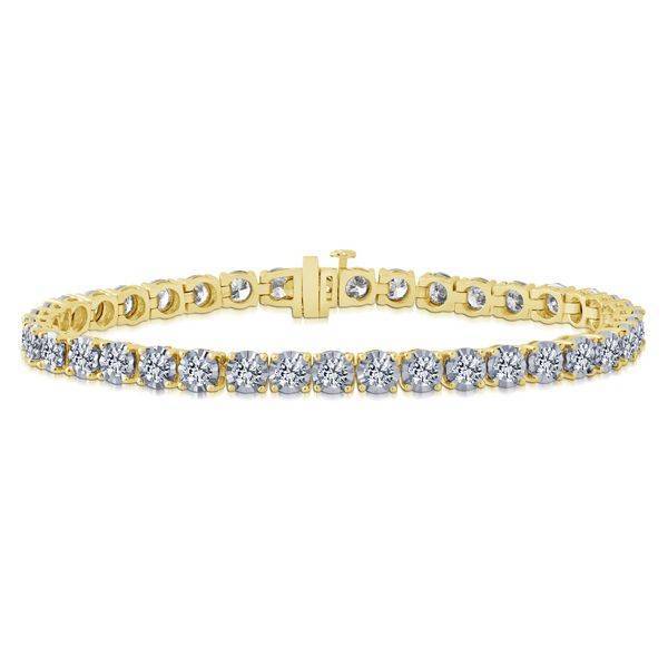 10k Yellow Gold 6 ctw Diamond Bracelet