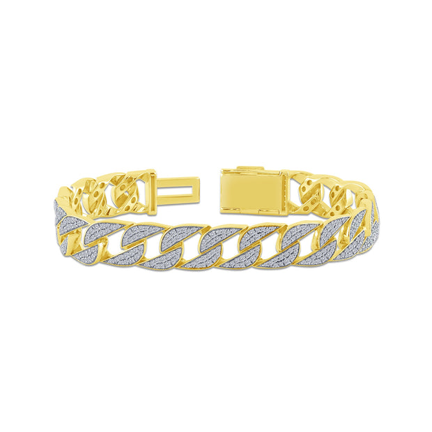 10k Yellow Gold 5.39 ctw Diamond Fashion Bracelet