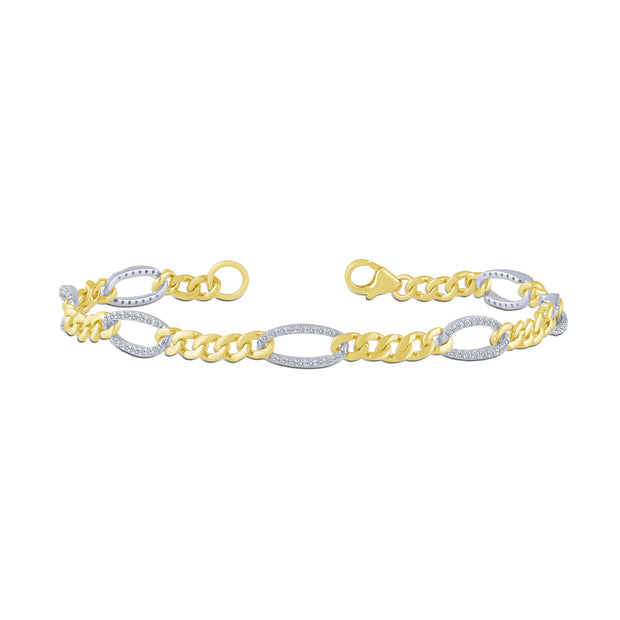 <p>14K White Gold 0.50 Ctw Ladies Fashion Bracelet</P>