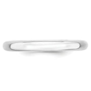 14KW 3mm Standard Comfort Fit Wedding Band Size 10