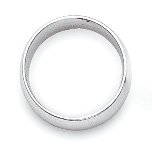14Kw 2mm Half-Round Wedding Band Size 6