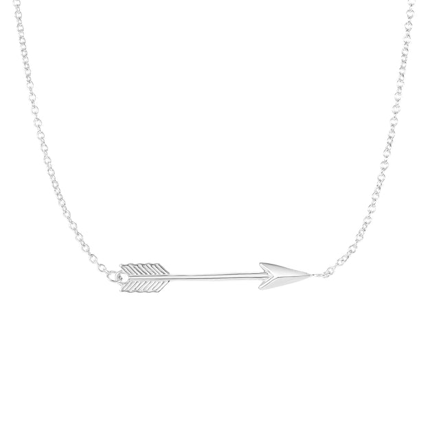 14K Gold Arrow 18in Necklace
