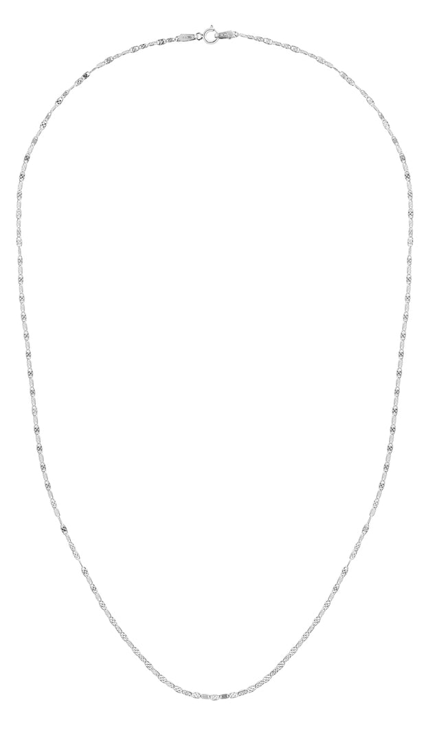 14K Gold 1.7mm 16in Sparkle Valentino Chain